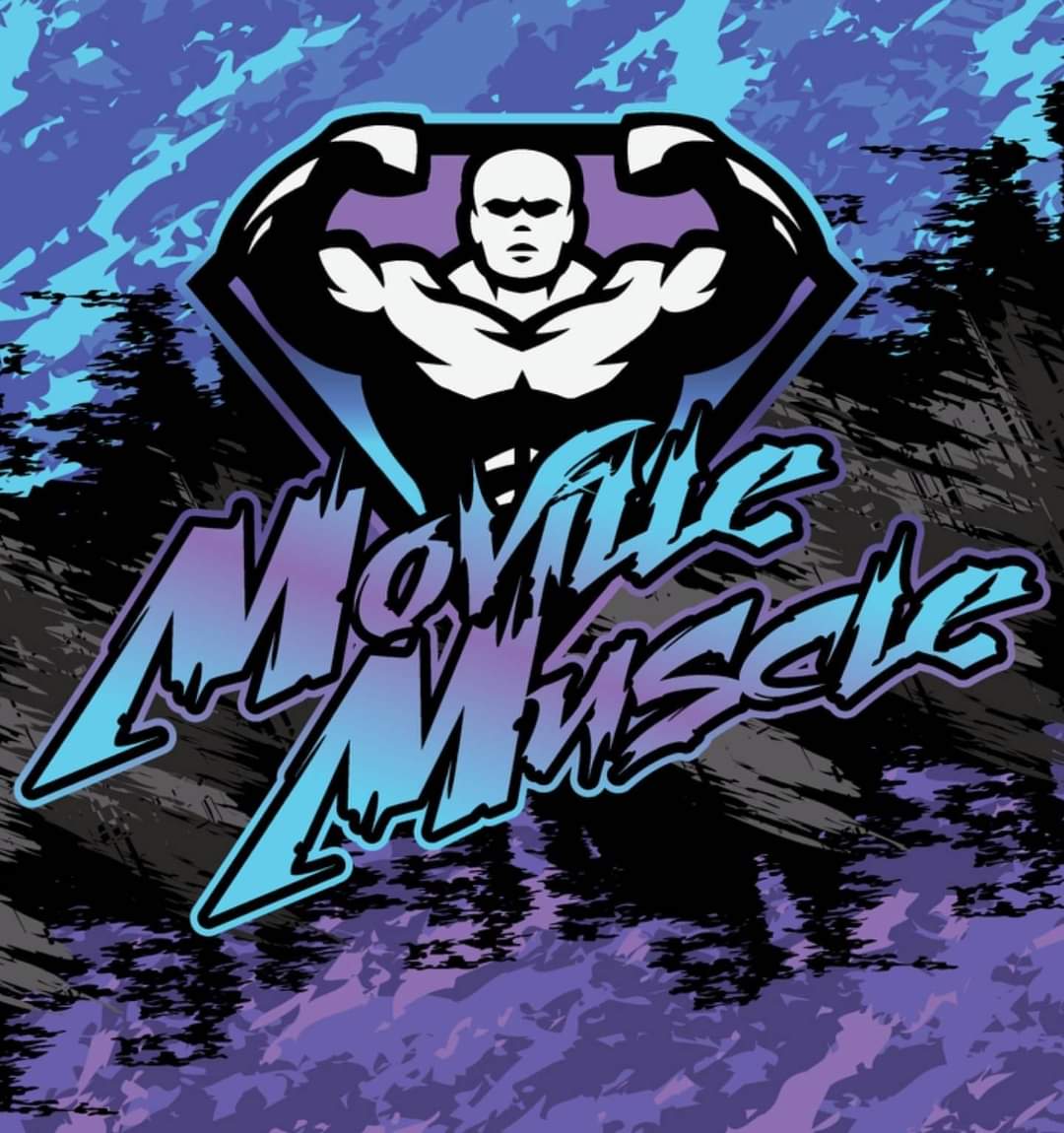 The logo for movile muscle.